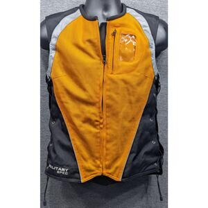 JOE ROCKET Motorcycle Vest - Orange/Black, Safety, Lace Up, Military Spec, L/XL